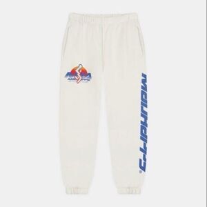 Madhappy Athletic Graphic White Sweatpants Joggers Medium